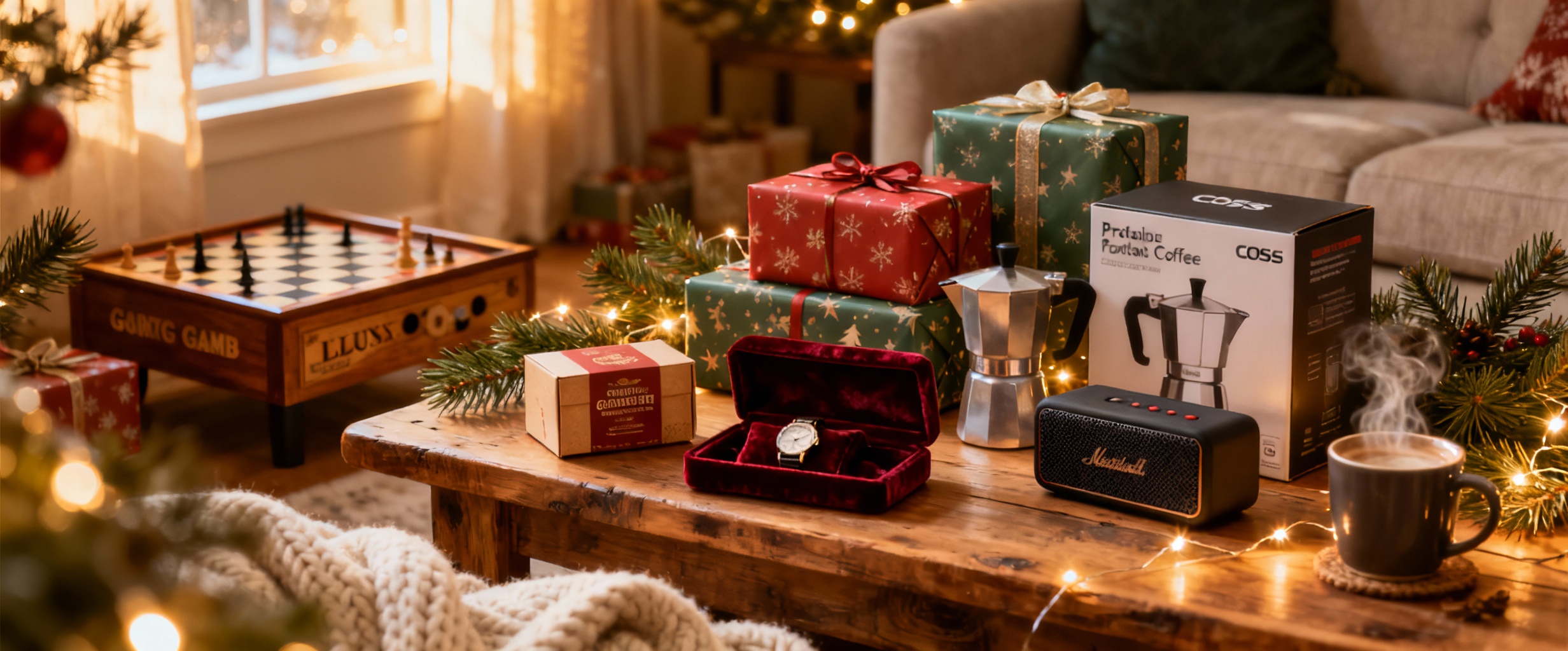 coffrets cadeaux noel homme cosy