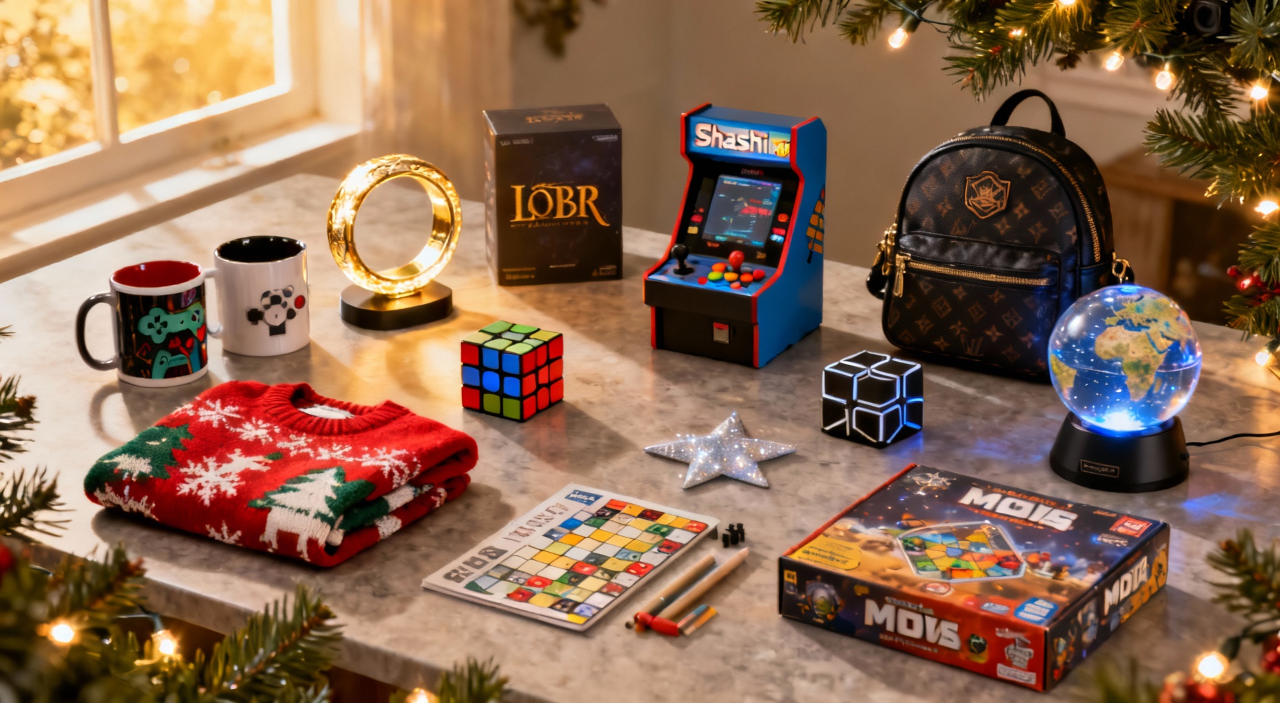 scene de cadeaux geek de noel
