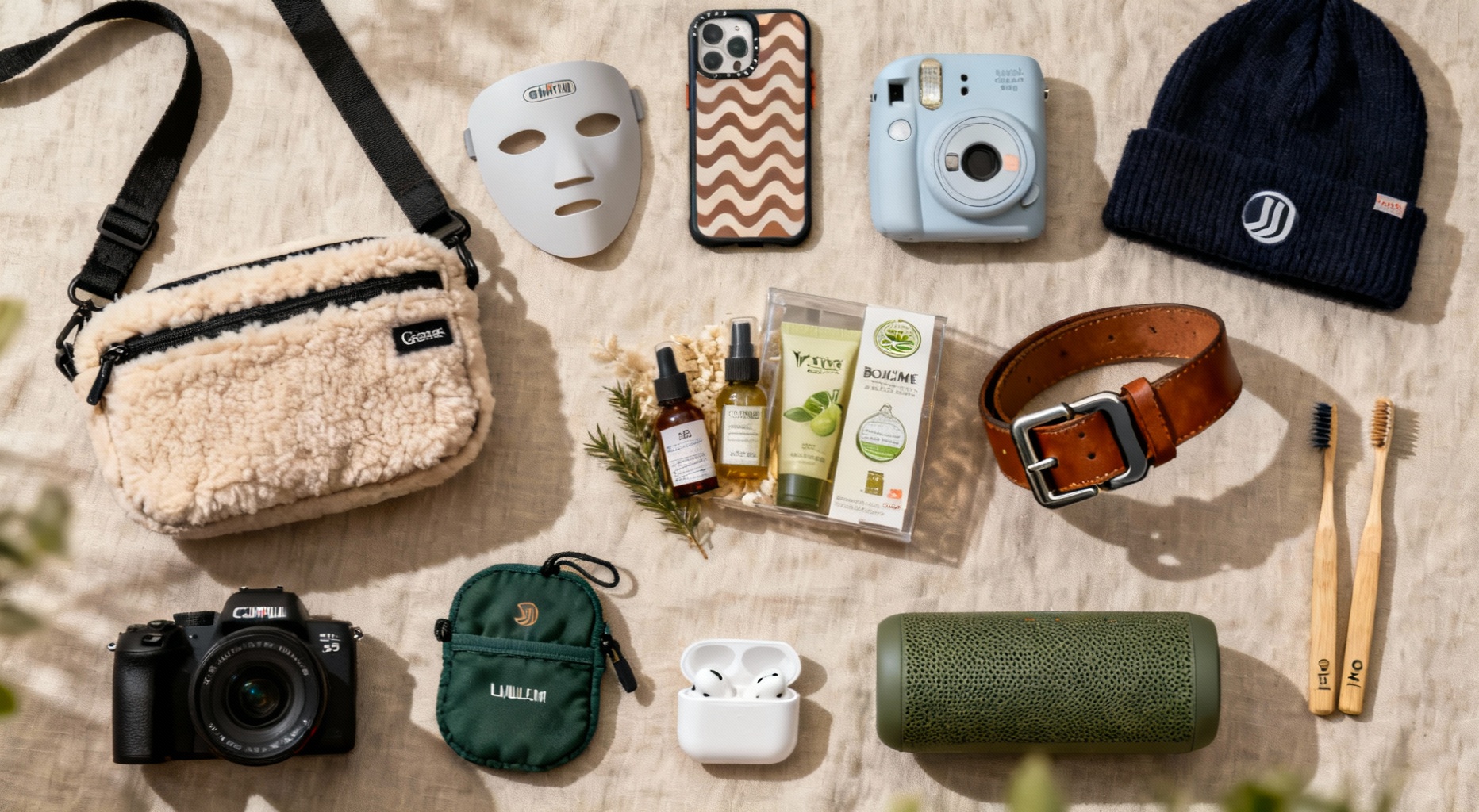 flatlay cadeaux mode ado
