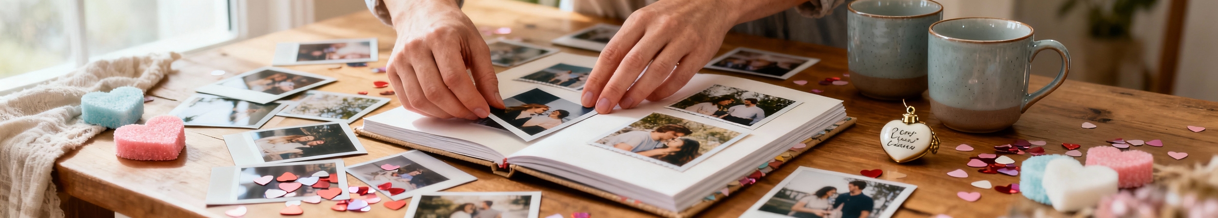 deux mains assemblent un livre memoire diy