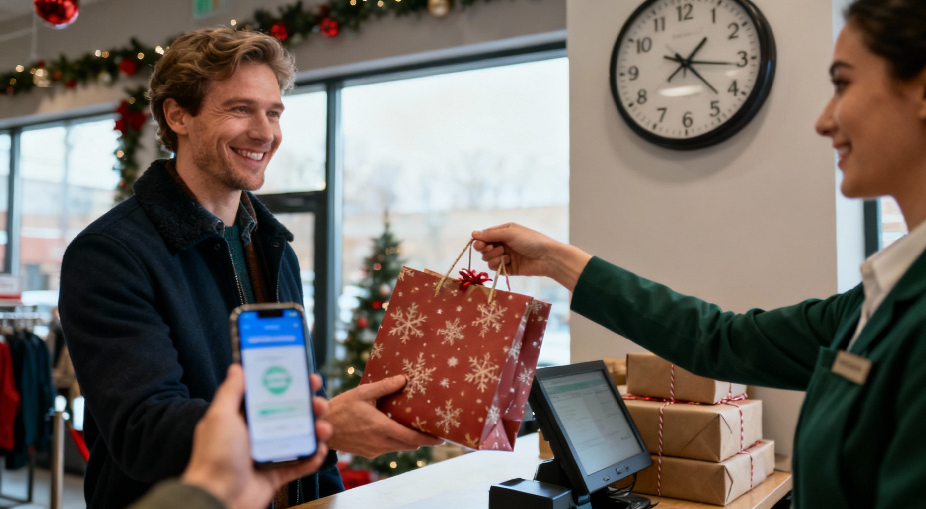 client satisfait echange cadeau