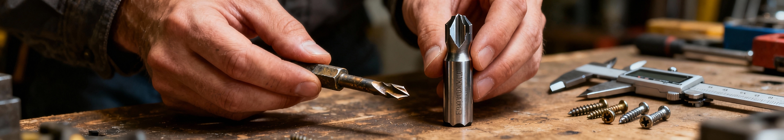 mains comparent embouts de vis