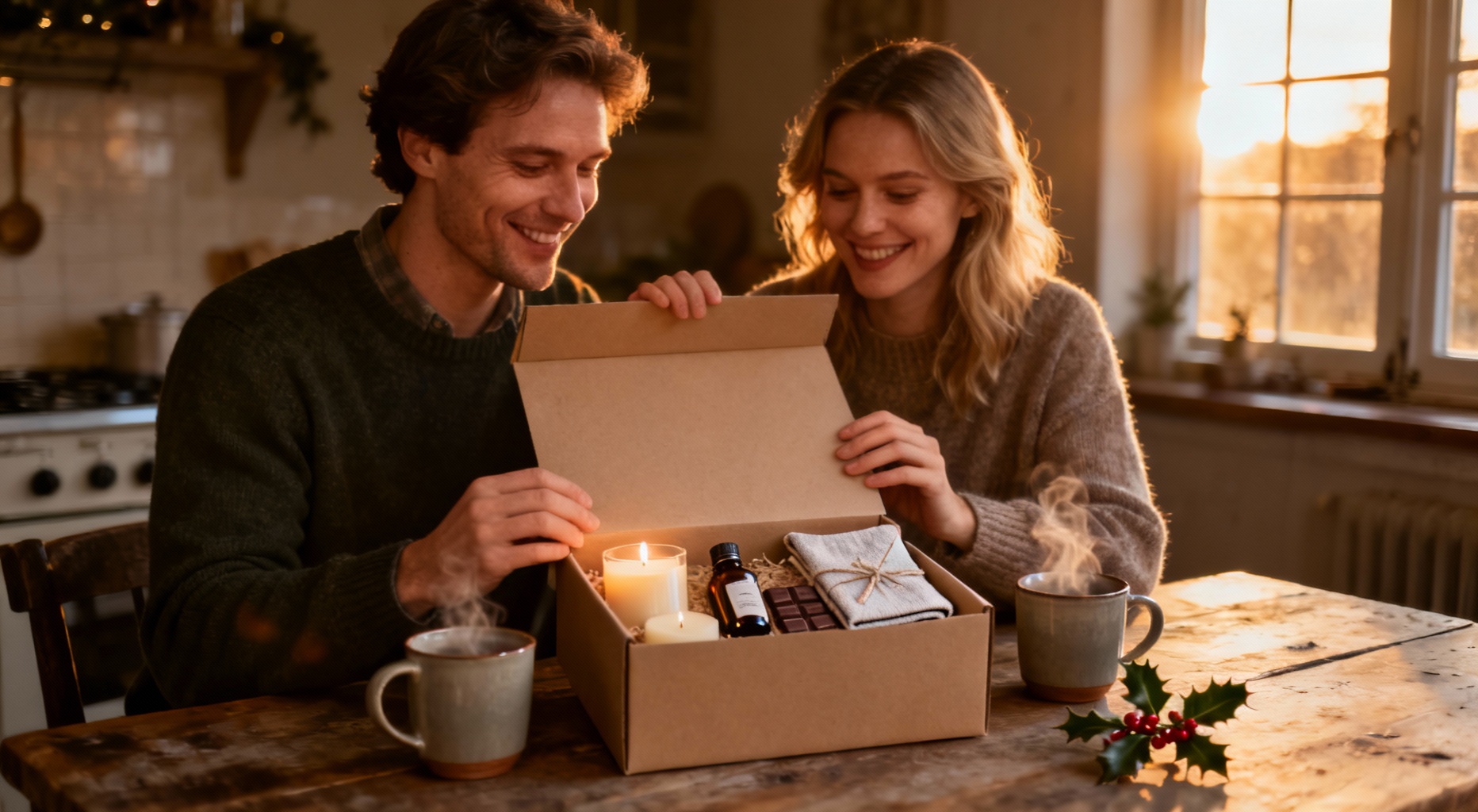 coffret mensuel pour couple romantique