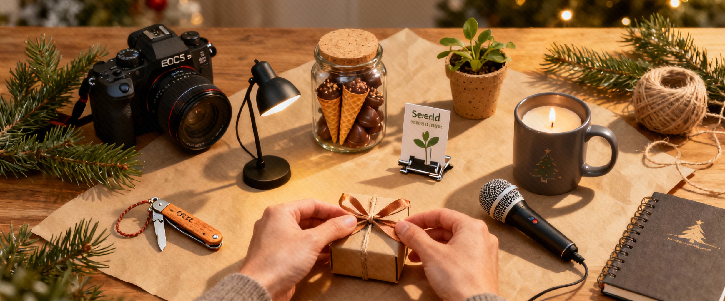 coffrets cadeaux noel sur kraft