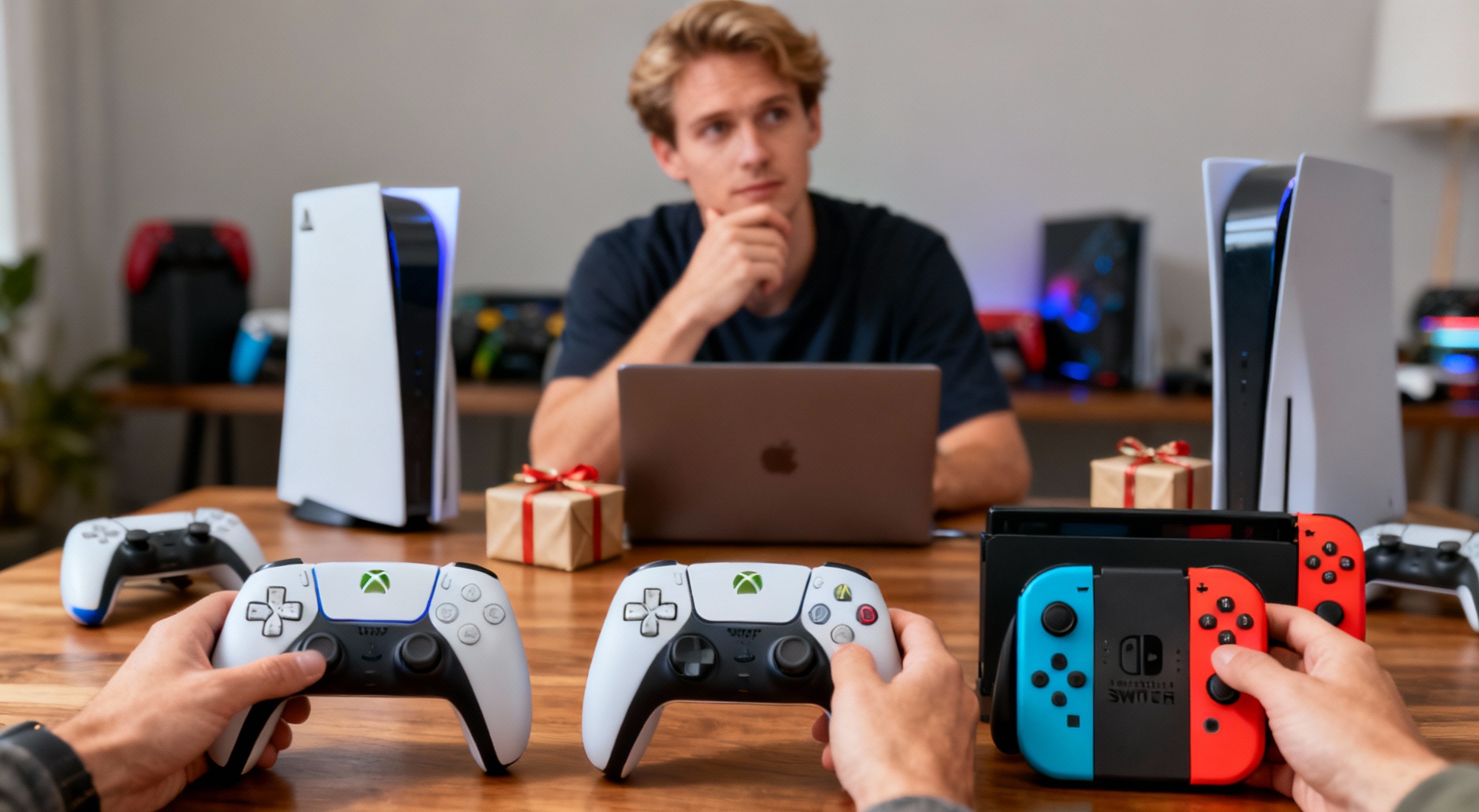 comparaison de trois controleurs de jeux