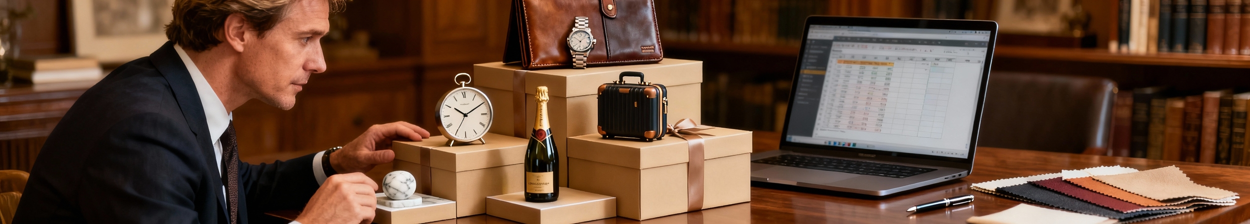 cadeaux luxe homme en etude comparative
