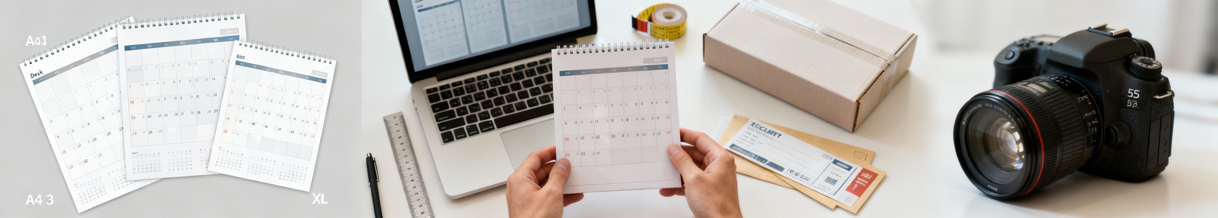 calendriers personnalises sur espace de travail