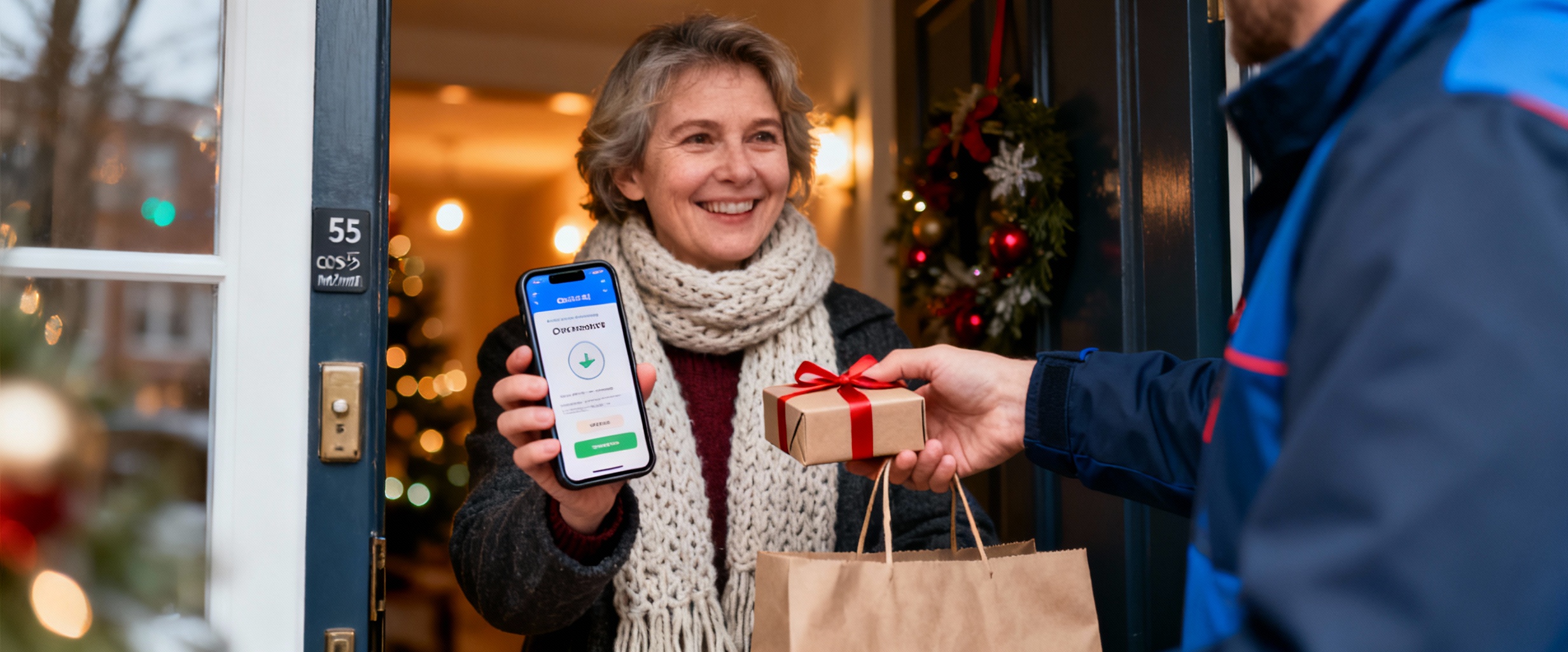 parent rassure recoit cadeau livraison 24h