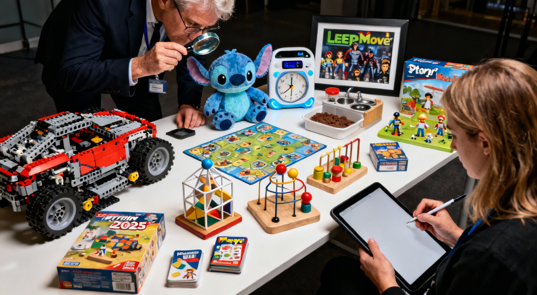 jury examinant les jouets tendance noel