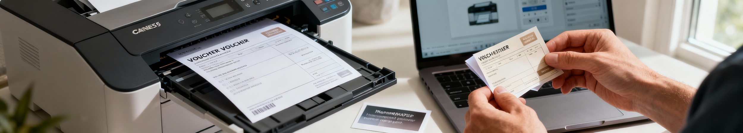 plan rapproche imprimante et voucher