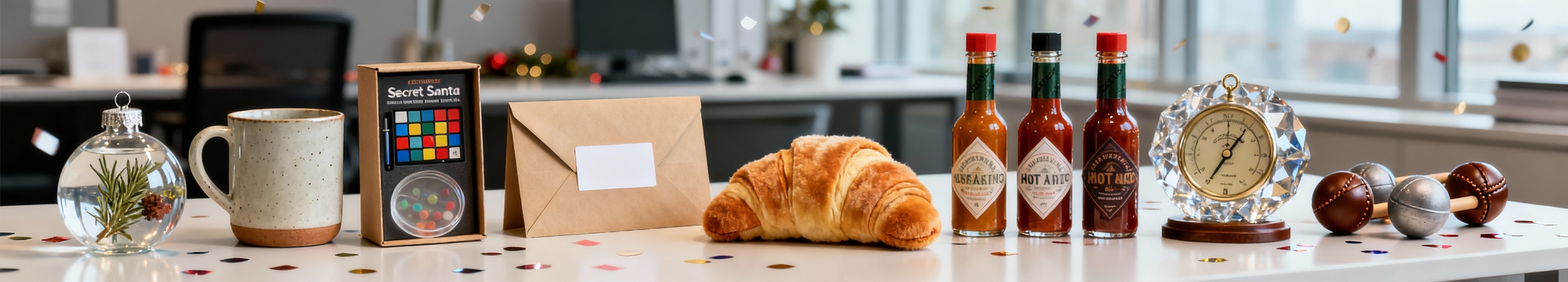cadeaux secret santa au bureau