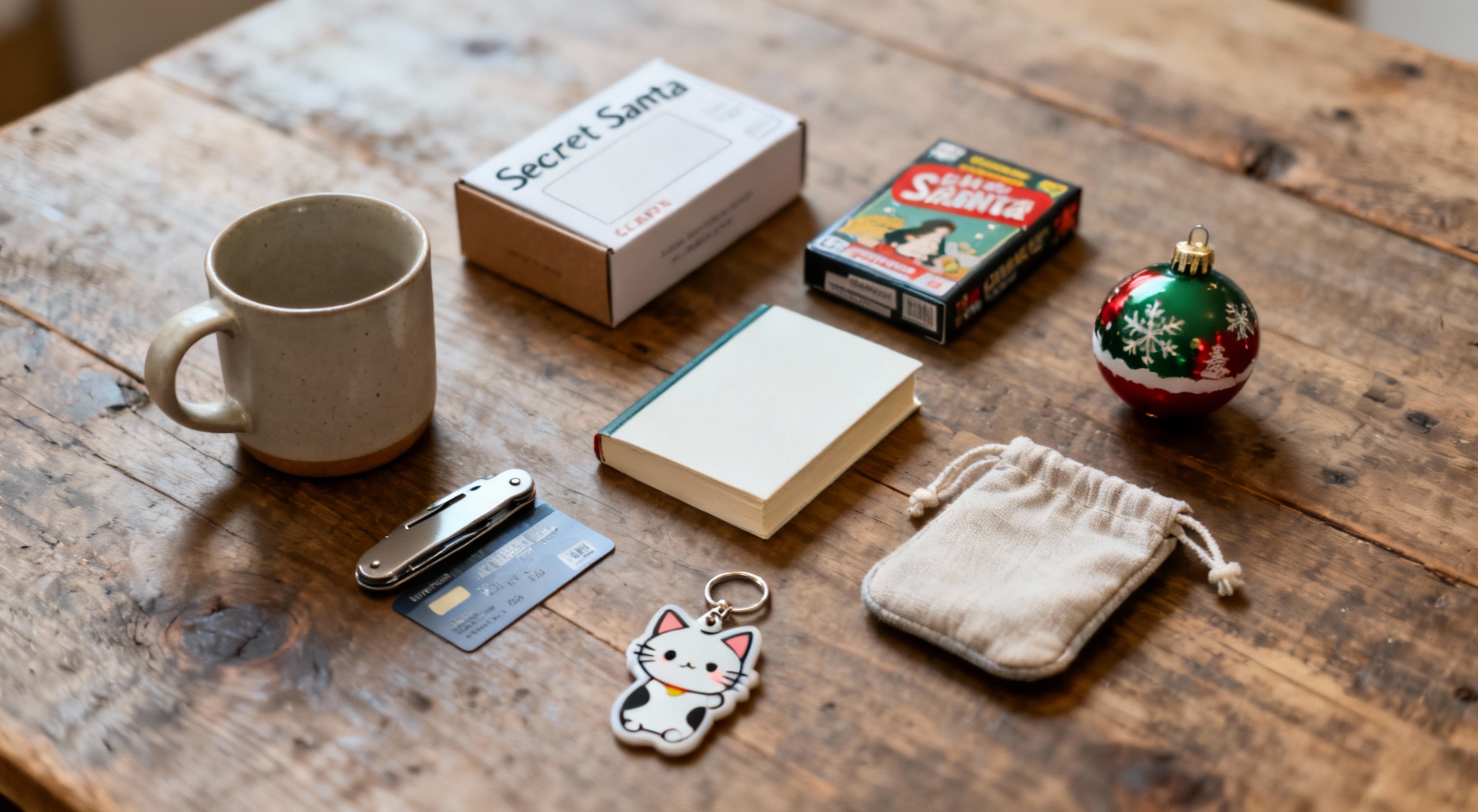 tableau de cadeaux secret santa