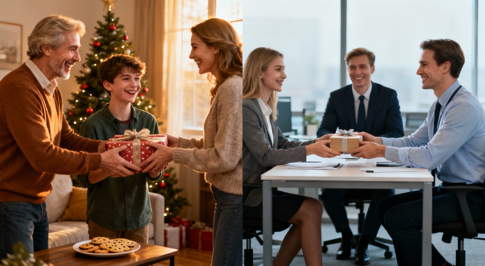 cadeaux secret santa famille et bureau