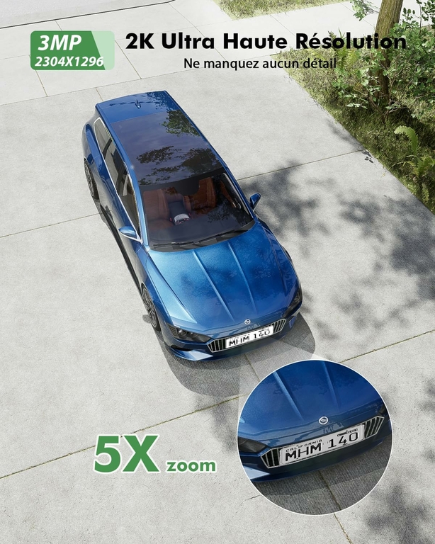 Caméra 2K Extérieure Sans Fil Solaire - Vision | yesyamo