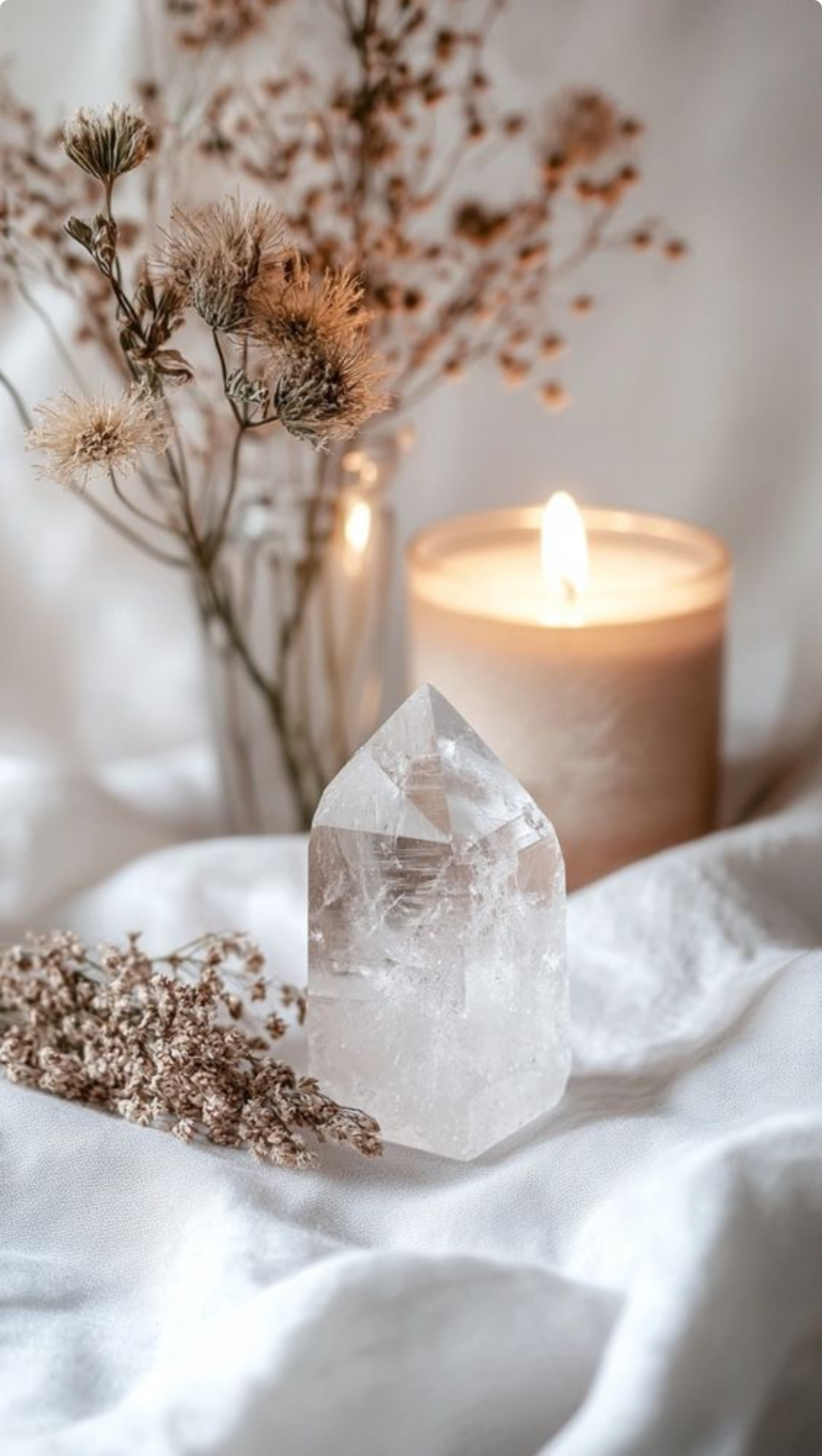 bougie cristal