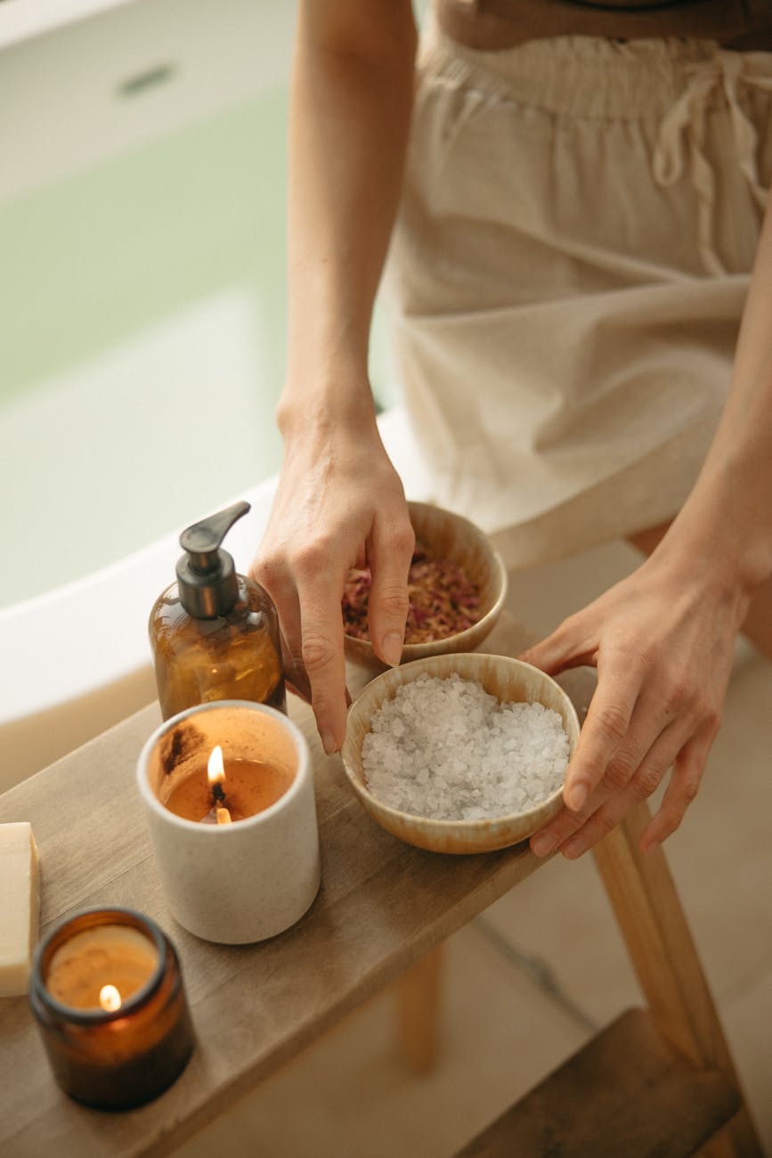 photos gratuites de a base de plantes apaisant aromatherapie