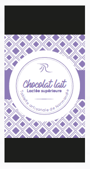 PP219 - TABLETTE CHOCOLAT LAIT - LACTEE SUPERIEURE
