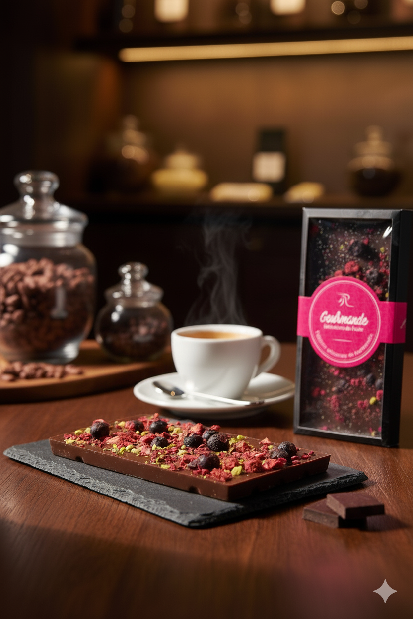 Ambiance - tablette chocolat noir gourmande PP225  (2)