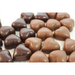 310 L&N - COEURS PRALINE FEUILLETINE CHOCOLAT LAIT & NOIR (30)