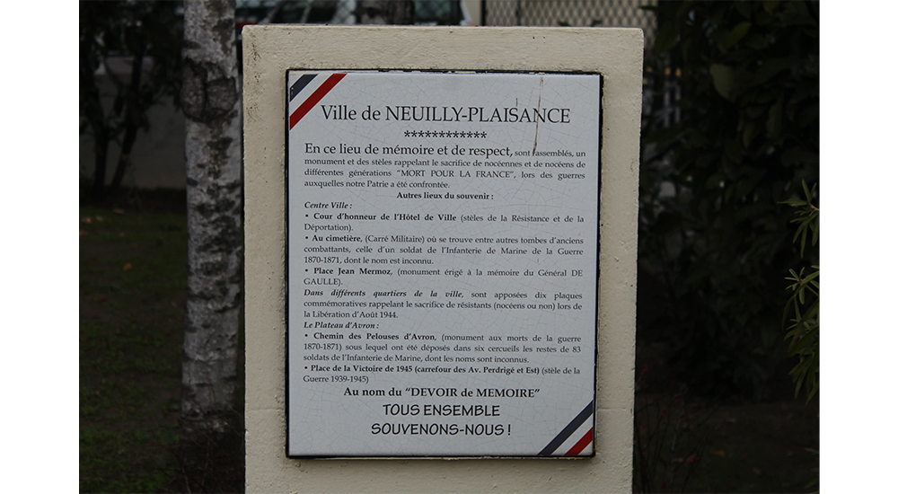 devoir de memore neuilly plaisance