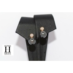 Boucles doreilles diamants or jaune et perles de tahiti (2)