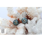 Pendants doreilles Coeurs en brillants et perles de tahiti (6)