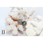 Boucles doreilles Flocons de brillants et perles de tahiti (3)