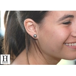 Boucles doreilles boutons et perles de tahiti (2)