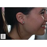 Boucles doreilles Boutons perles de tahiti  (5)
