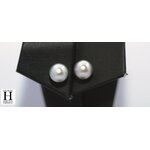 Boucles doreilles Boutons perles de tahiti  (2)