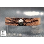 Bracelet Africa galuchat zébré et perle de tahiti (4)