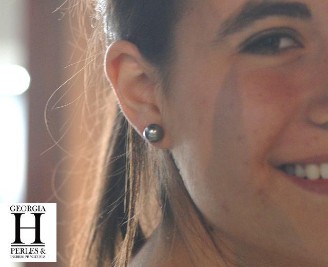 Boucles doreilles boutons et perles de tahiti (3)