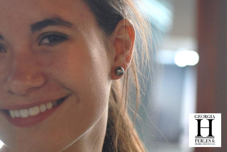 Boucles doreilles boutons et perles de tahiti (4)