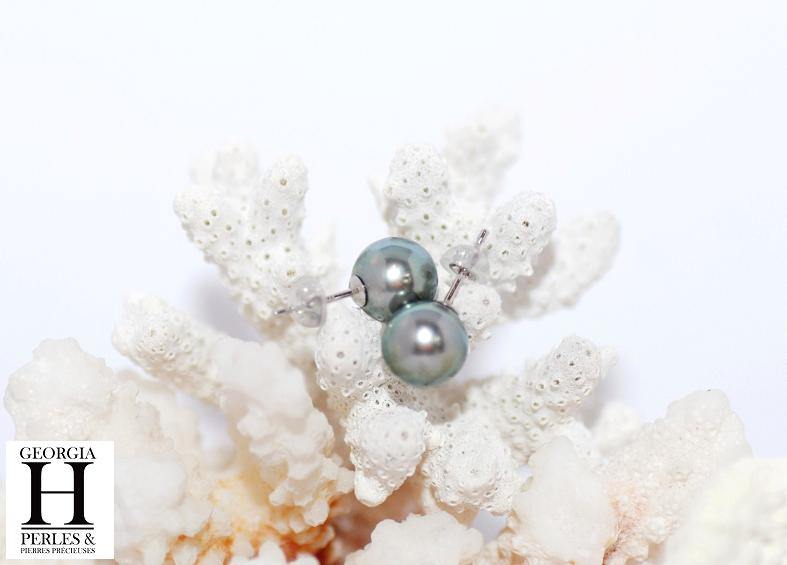 Boucles doreilles boutons et perles de tahiti (7)
