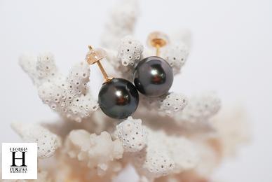 Boutons doreilles Boutons perles de tahiti (4)