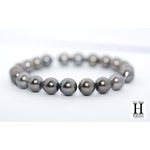 Bracelet Princesse  perles de tahiti Pinky Almond Green (3)