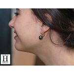 Boucles doreilles Dormeuses or et perles de tahiti (3)