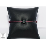 Bracelet Marrakech violet avec une perle de tahiti