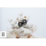 Boutons d'oreilles Boutons perles de tahiti (5)