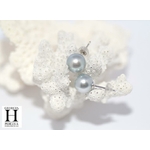 Boucles doreilles Boutons perles de tahiti   (5)