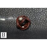 Bague candy chocolat et perle de tahiti (7)