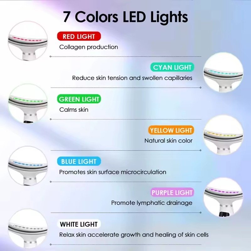7 couleurs LED visage et cou, mach ( (3)