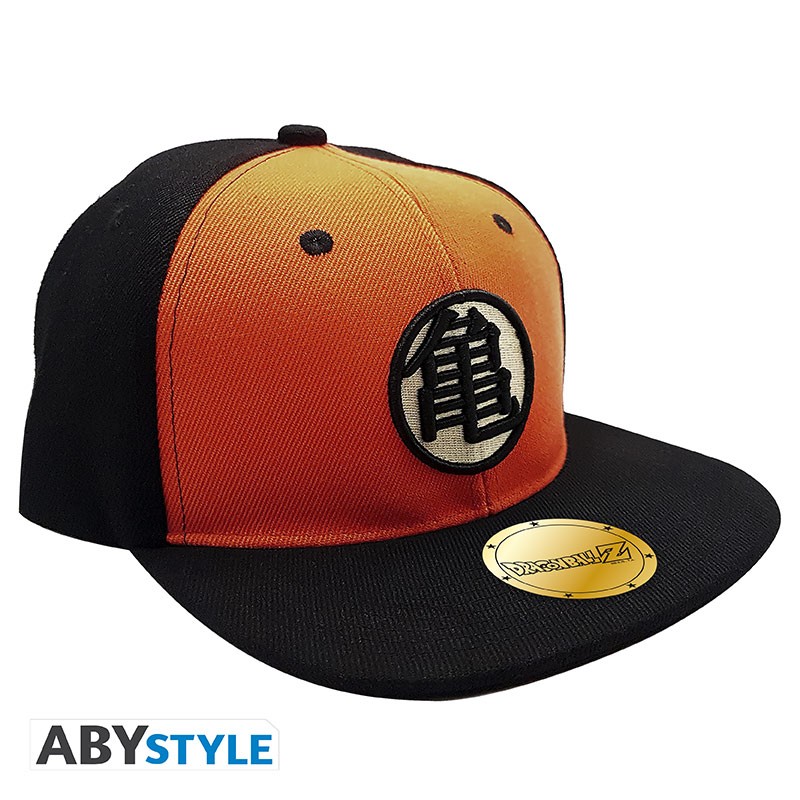 dragon-ball-casquette-snapback-noir-orange-kame-x2
