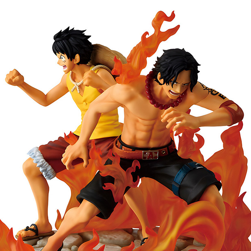 one-piece-figurine-ace-luffy-ichibansho-dramatic-memories-bandai