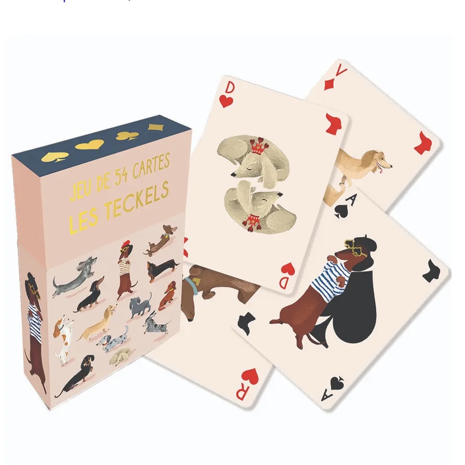 jeu de cartes teckels club