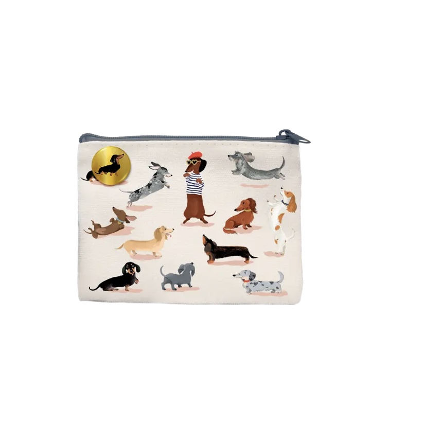 trousse tissu 2 teckels club