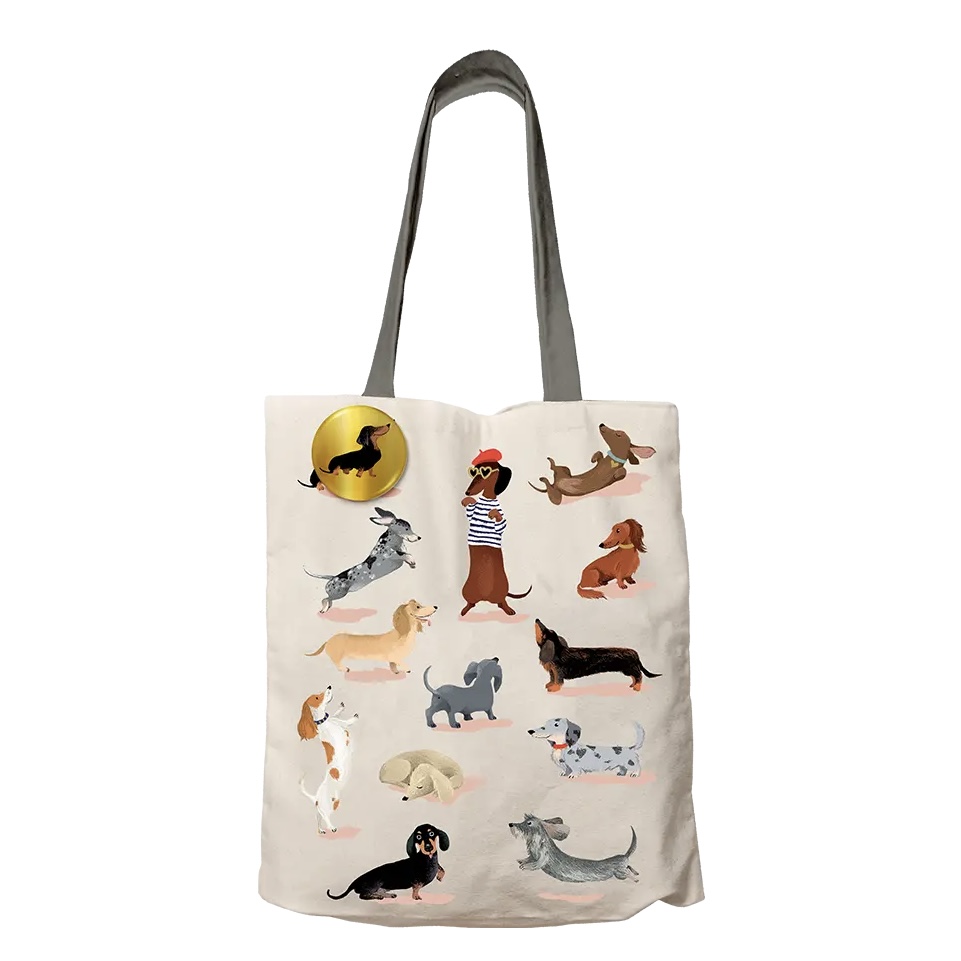 tote bag teckel club
