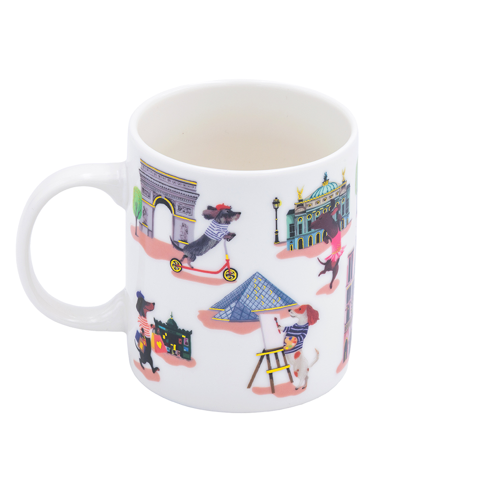 [MUX92] MUG LARGE TECKELS A PARIS