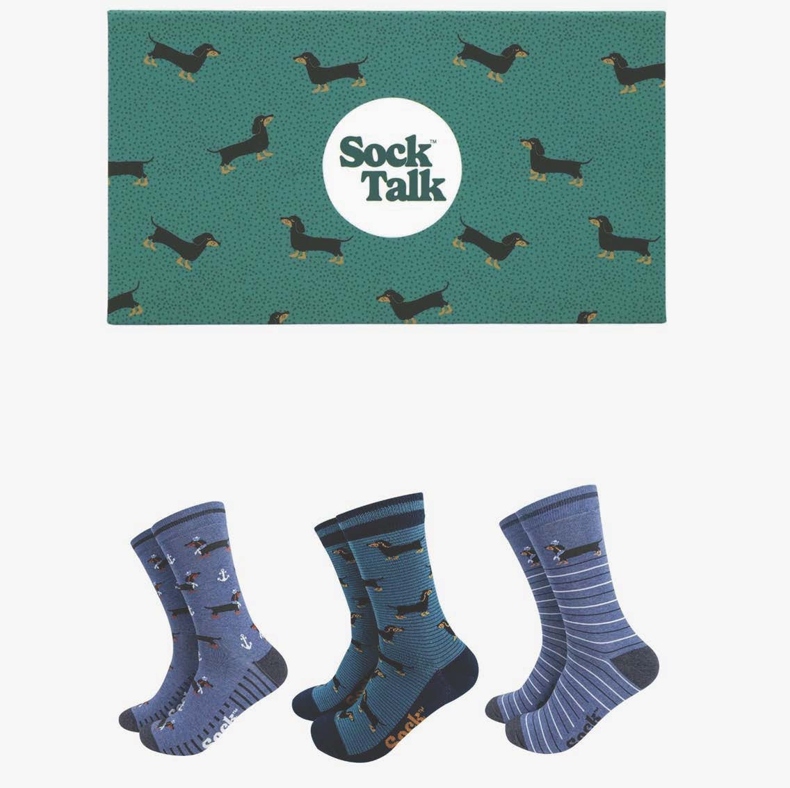 Coffret chaussettes teckels homme 5
