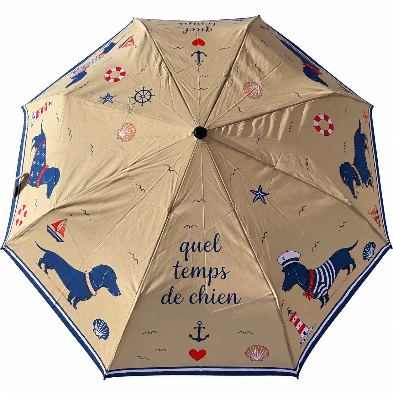 Parapluie teckels marins 1